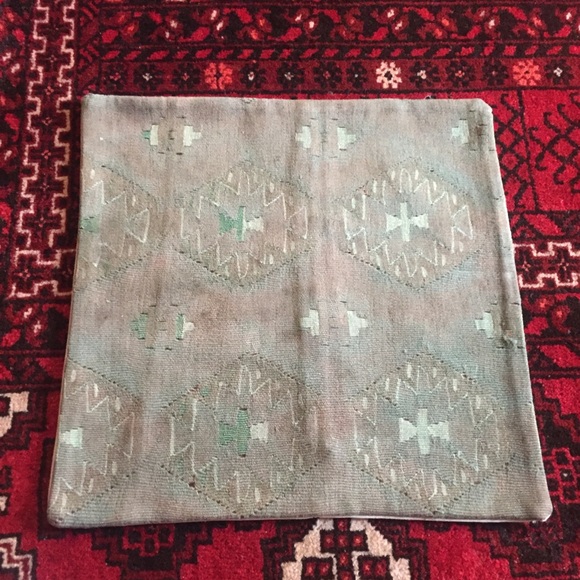 Other - Authentic Turkish Pillow Cover 100% Wool 17” x 17”